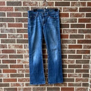 7 For All Mankind Indigo Vintage Bootcut Denim Jeans